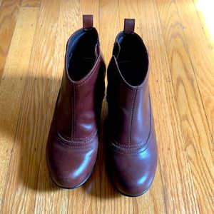 Dansko Booties, Brown, Size 37